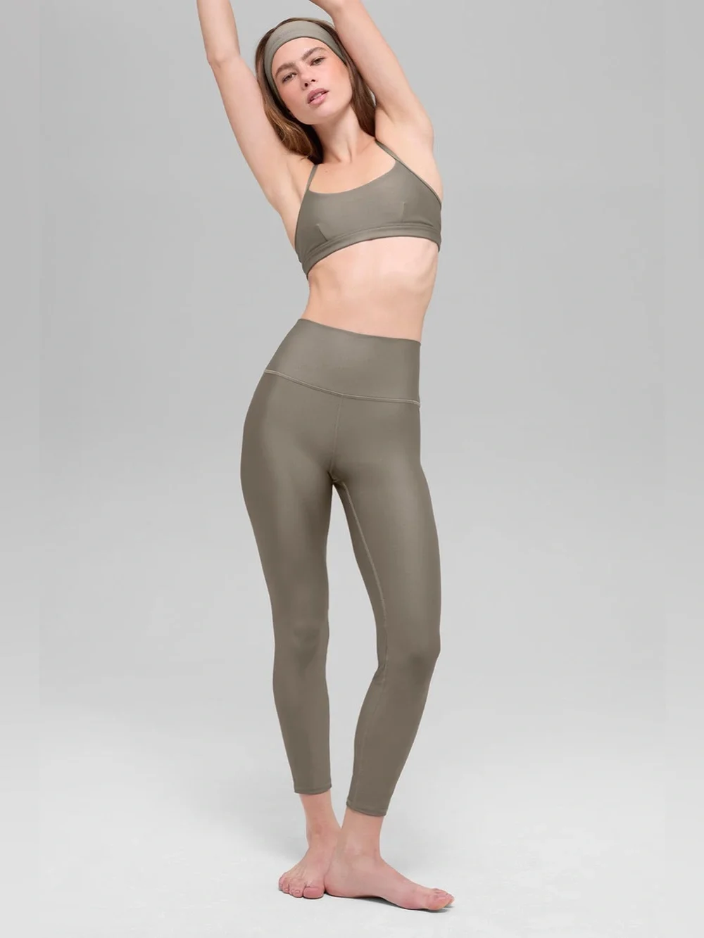 🆕ALO Yoga High-Rise Leggings in Light Cocoa